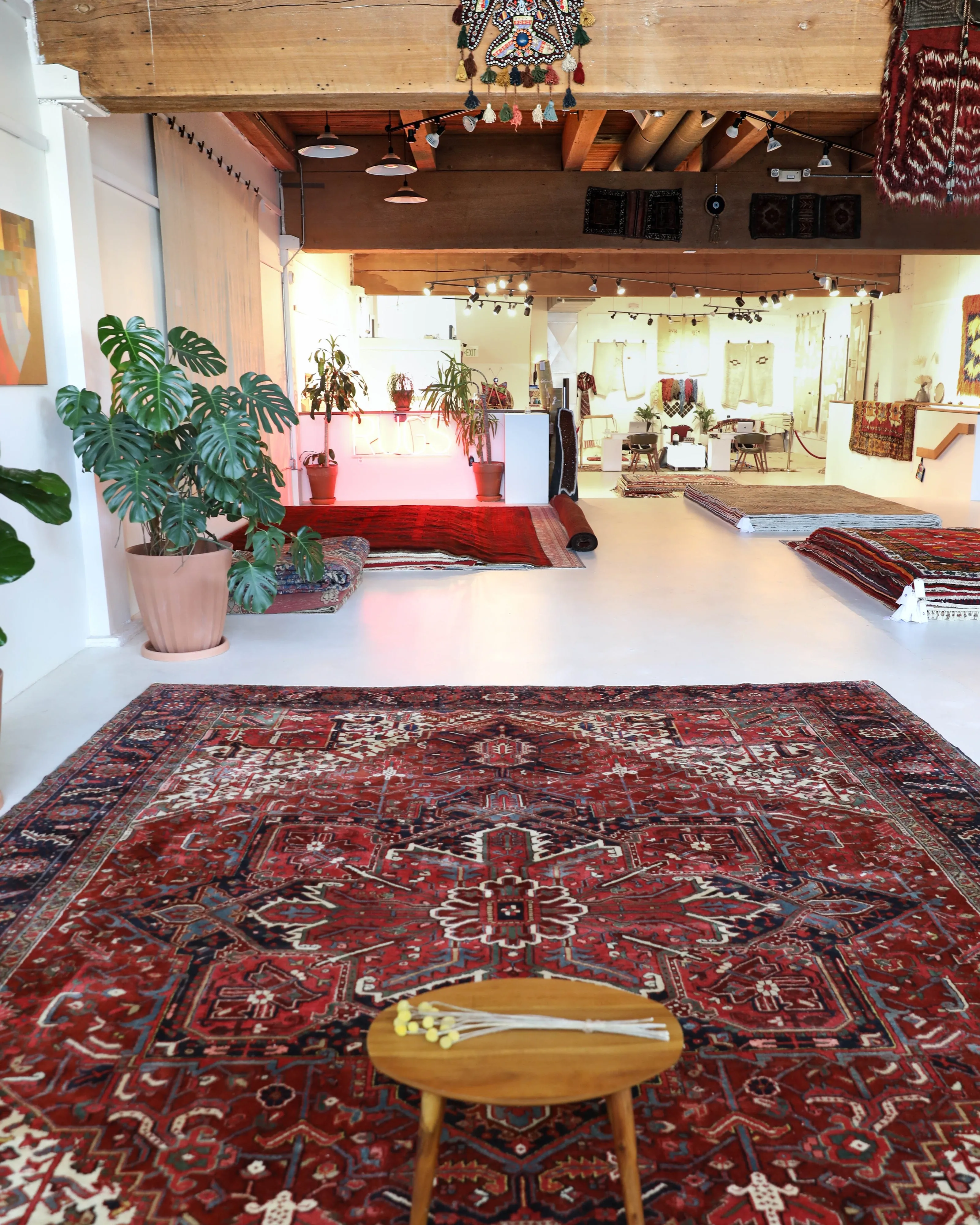 Antique NW Persian Heriz Rug 12'x15'5"