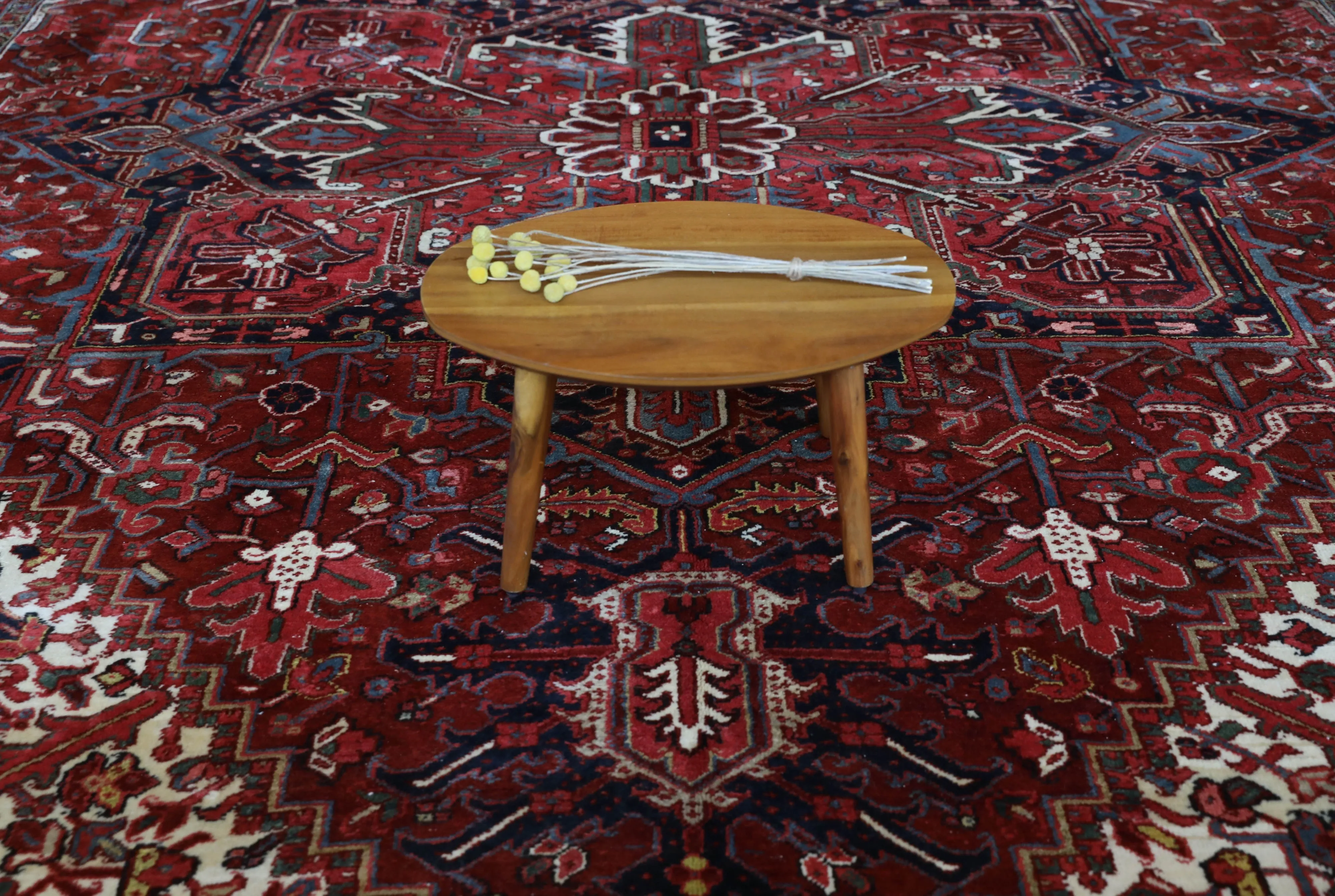 Antique NW Persian Heriz Rug 12'x15'5"