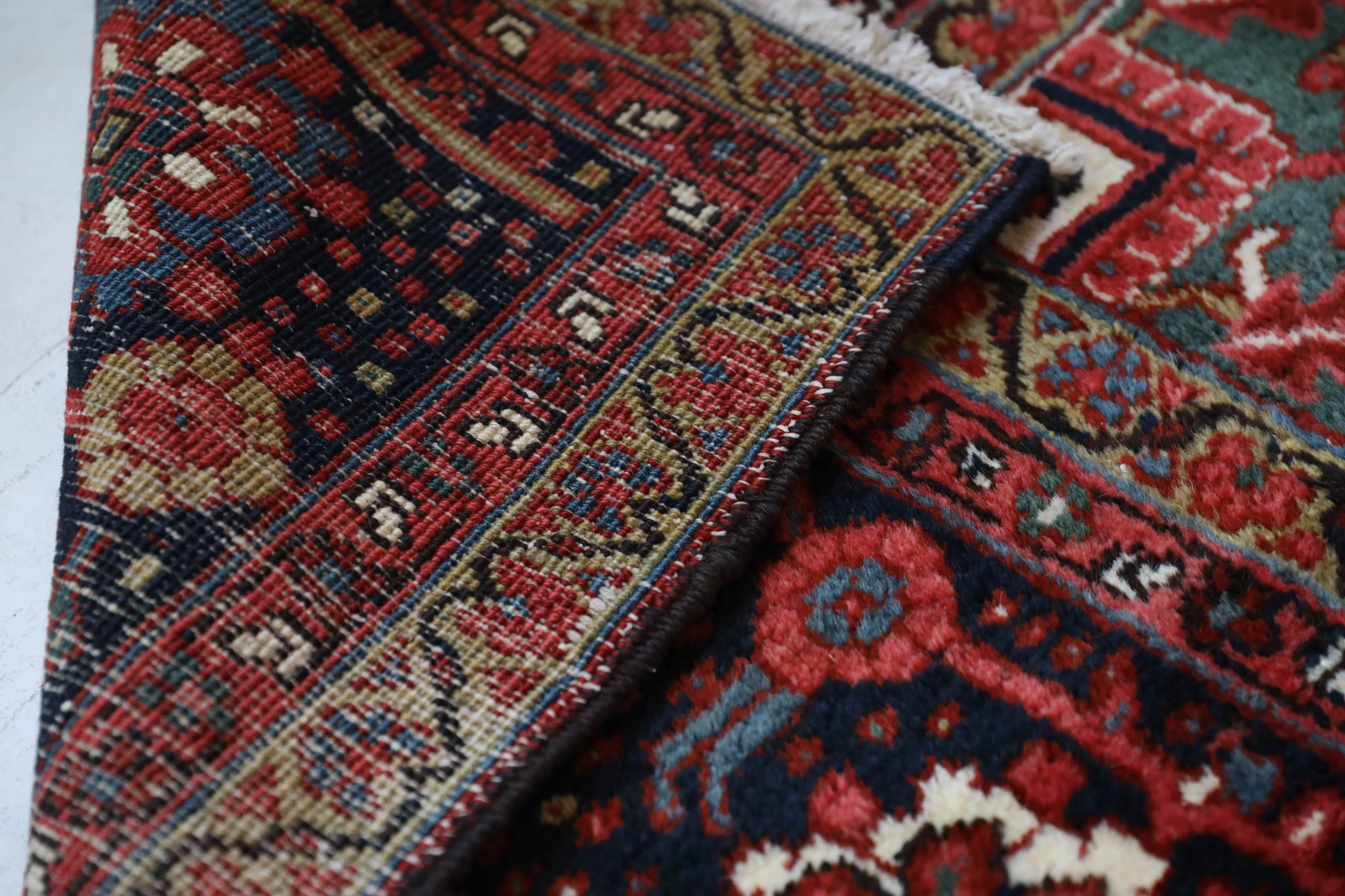 Antique NW Persian Heriz Rug 12'x15'5"