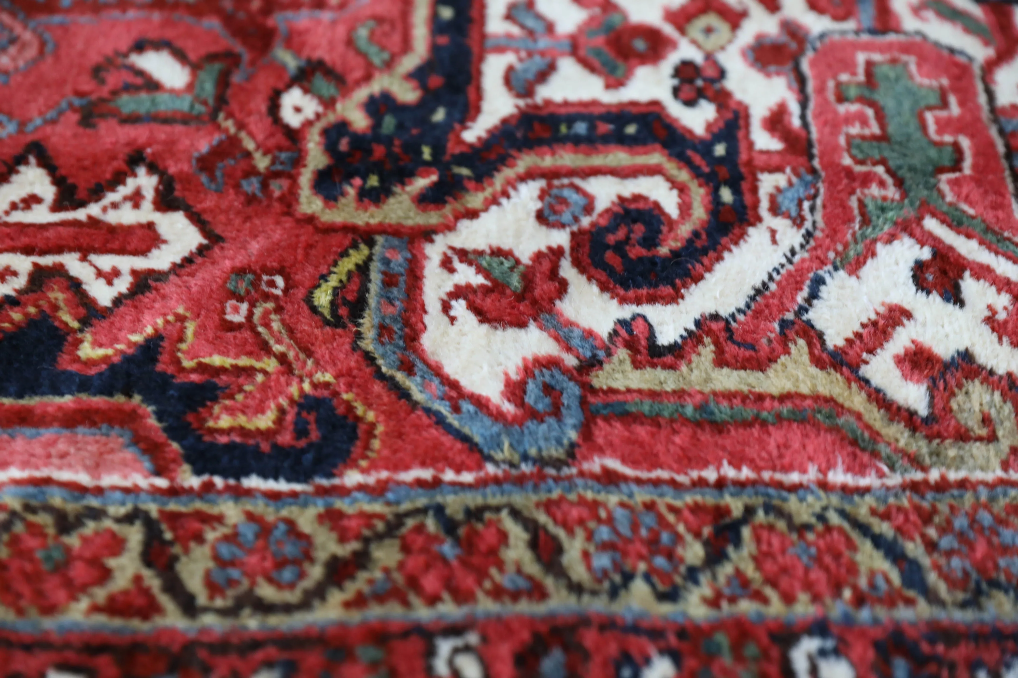 Antique NW Persian Heriz Rug 12'x15'5"