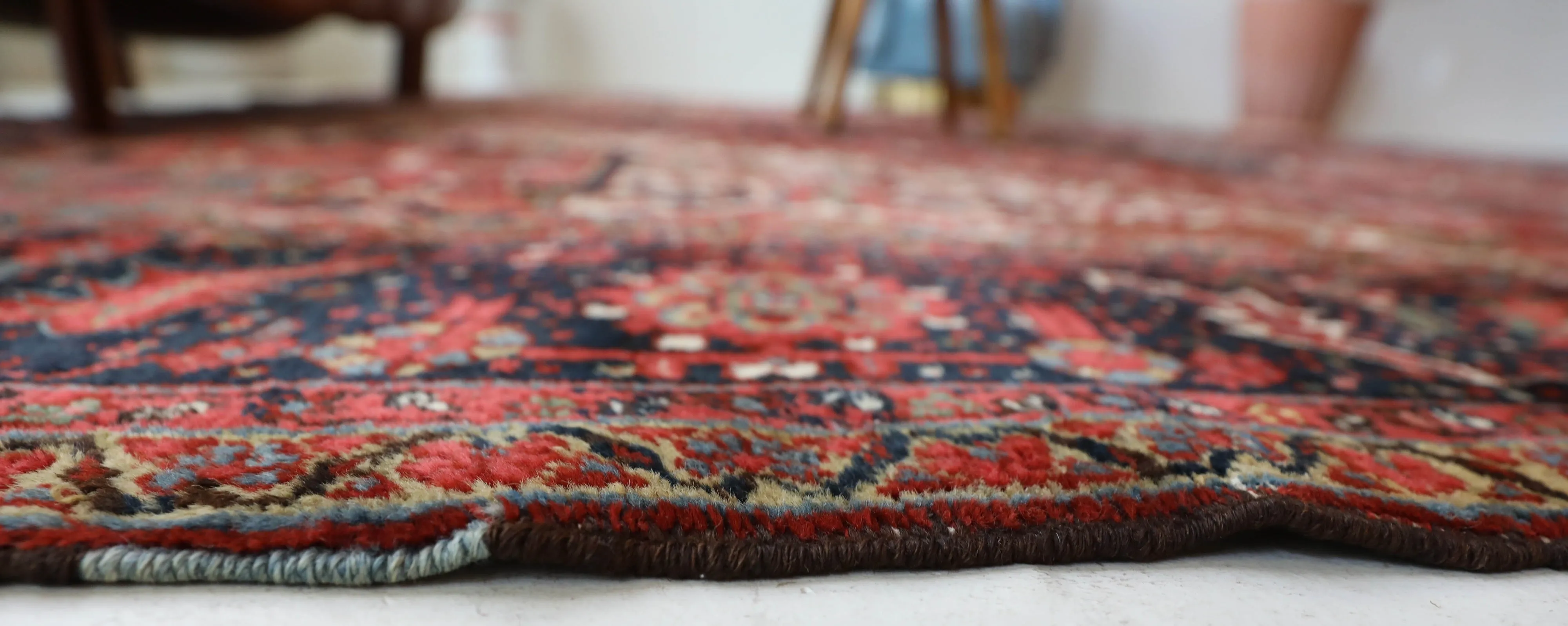 Antique NW Persian Heriz Rug 12'x15'5"