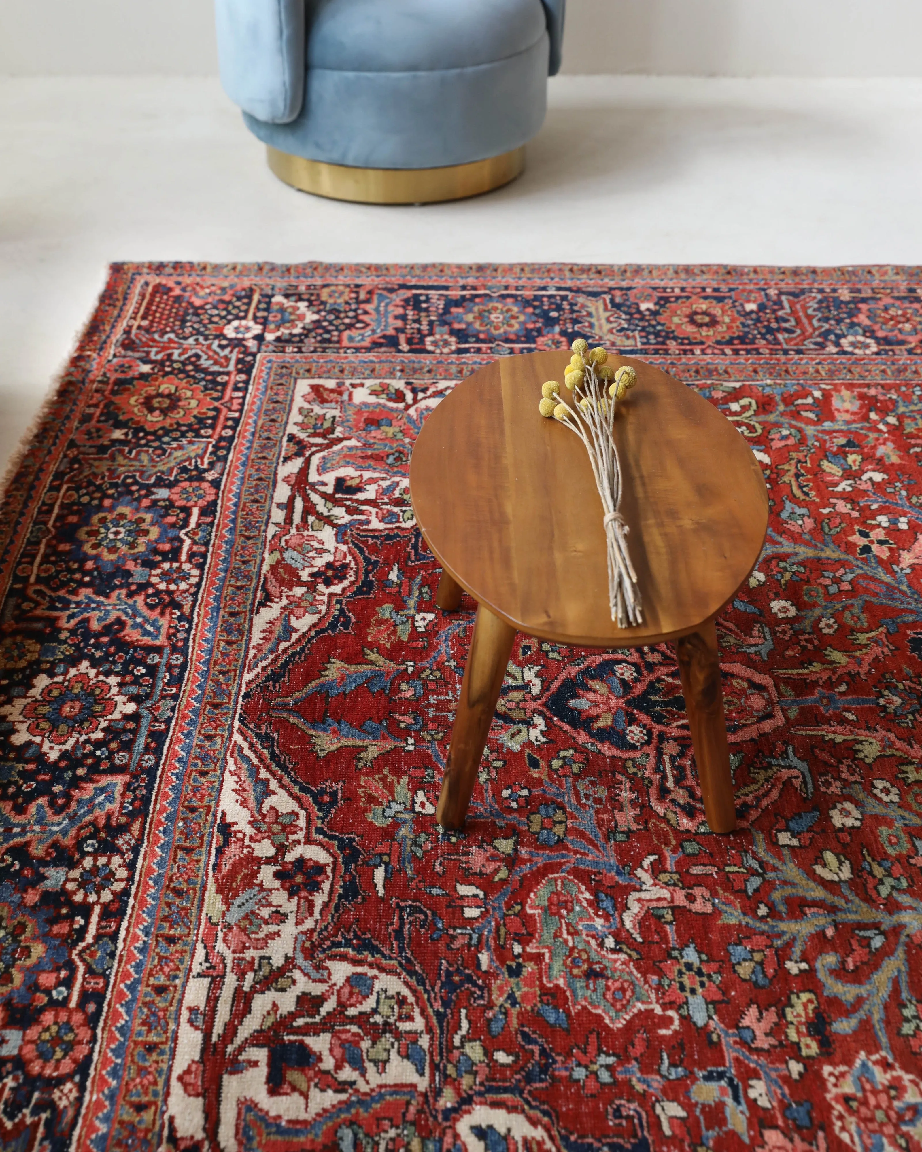 Antique NW Persian Heriz Rug 8'9"x11'6"