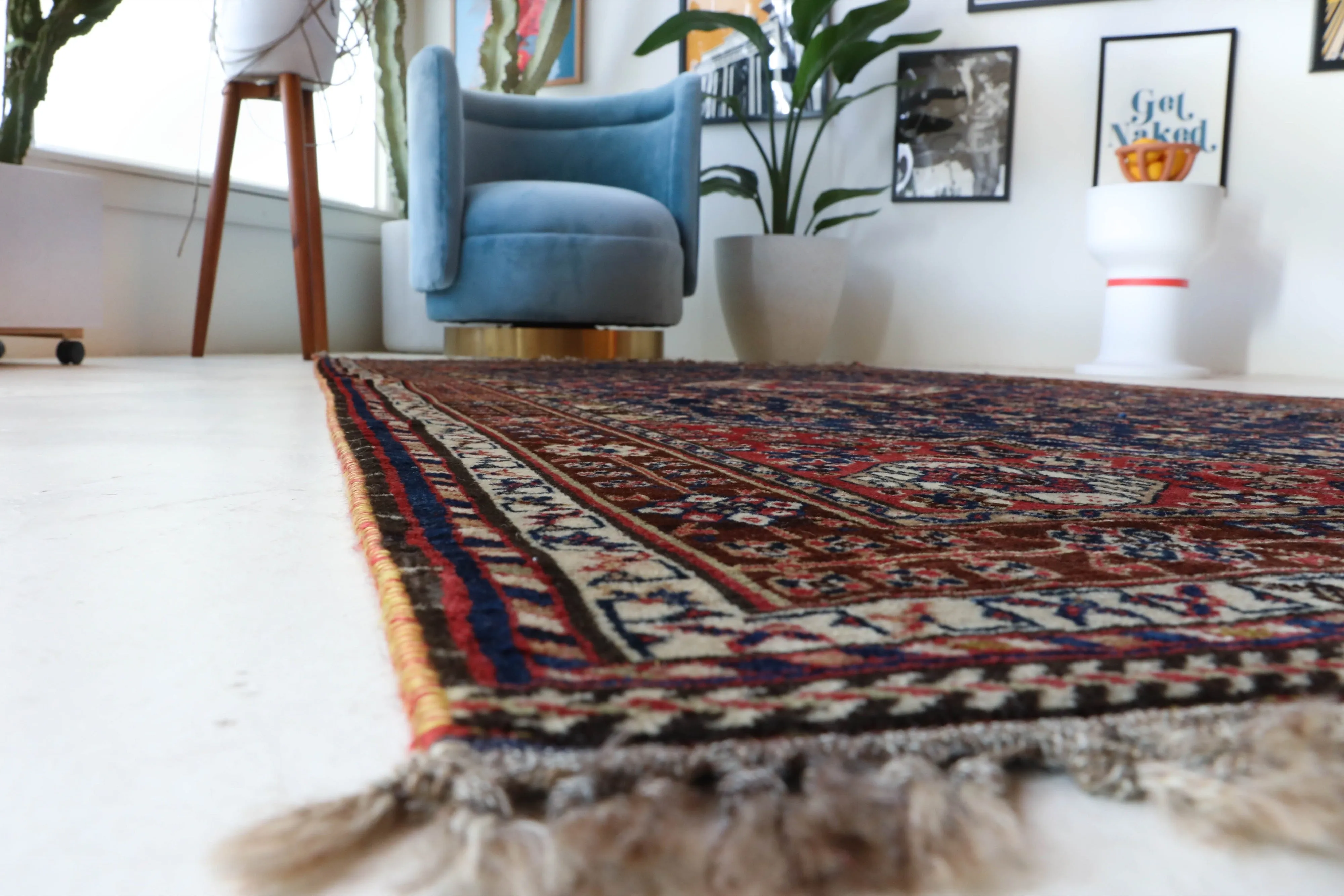Antique Quashqai Rug 4'2"x7'3"