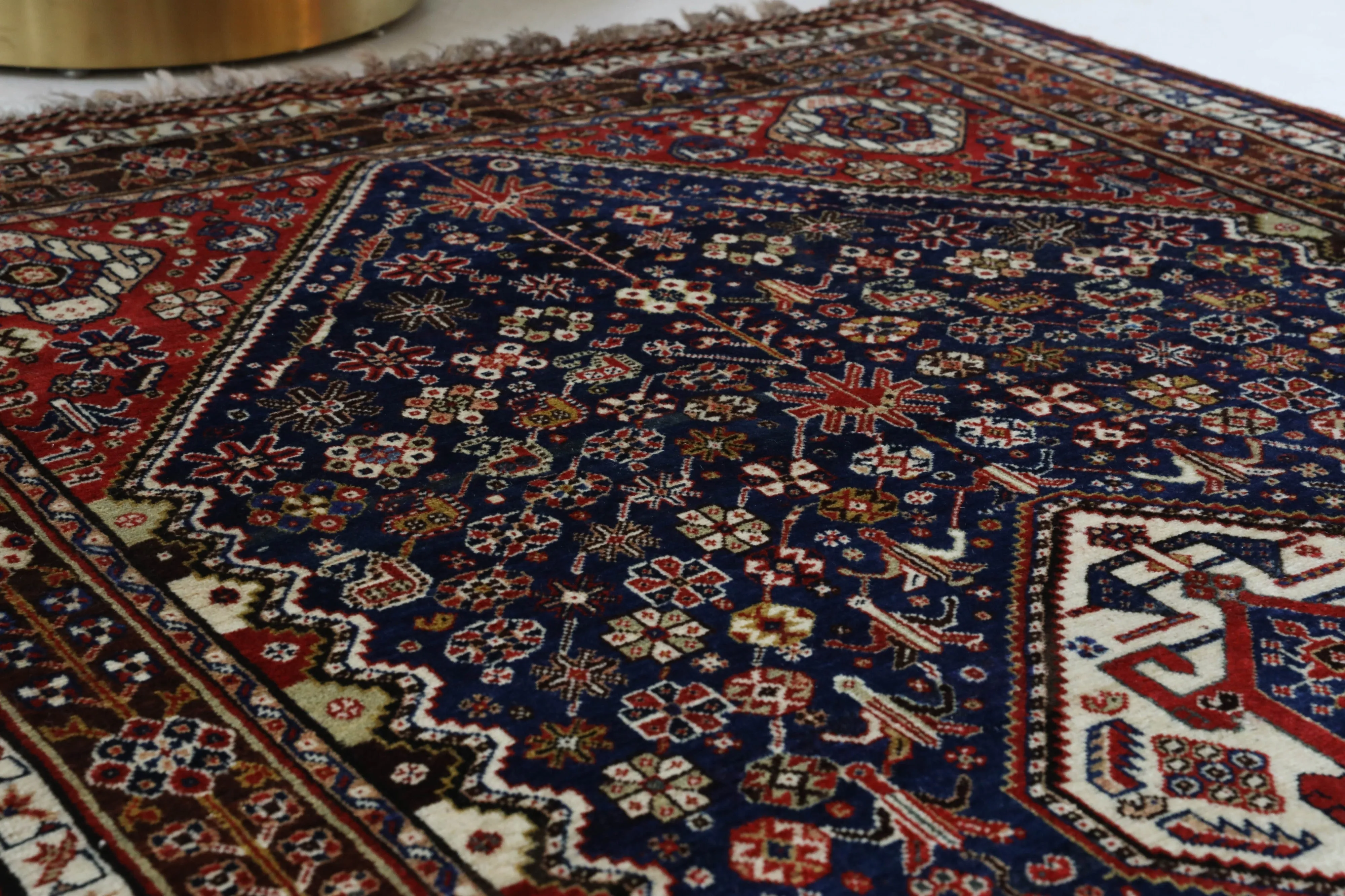 Antique Quashqai Rug 4'2"x7'3"