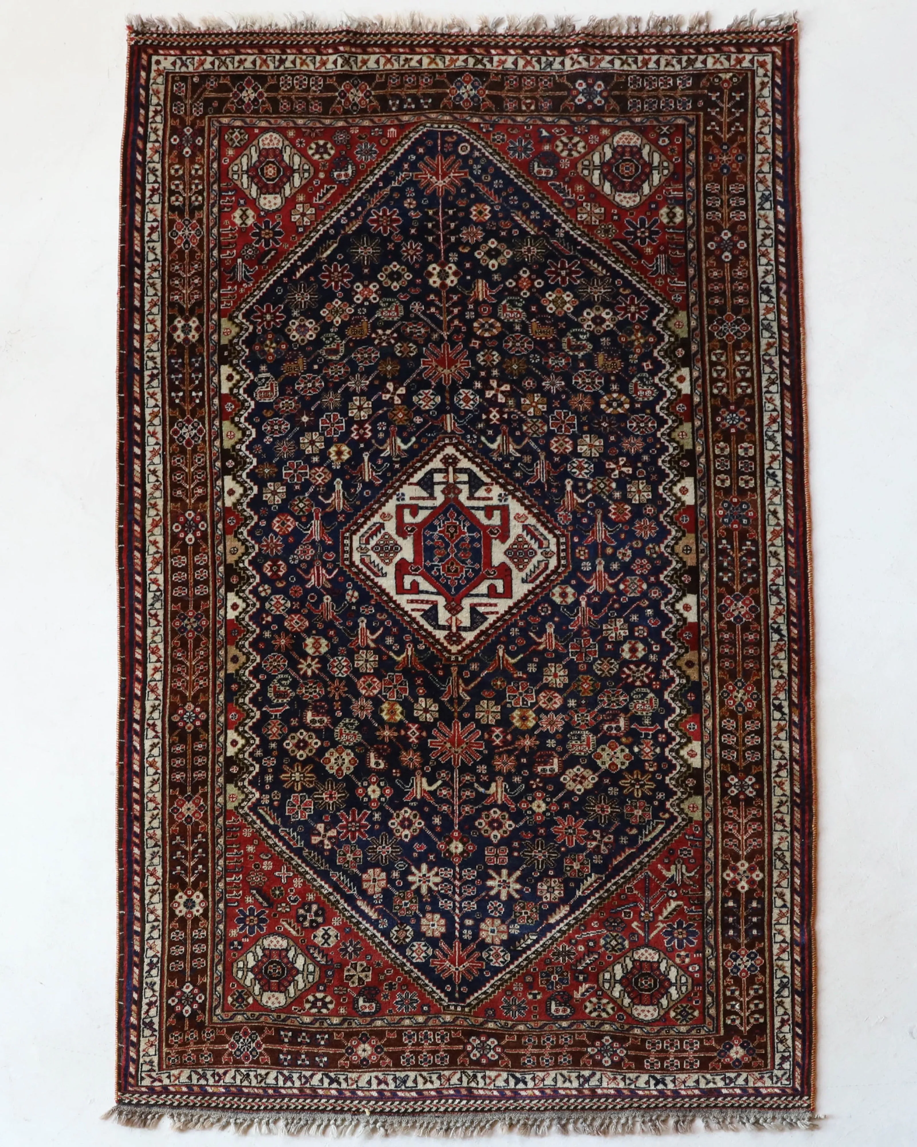 Antique Quashqai Rug 4'2"x7'3"
