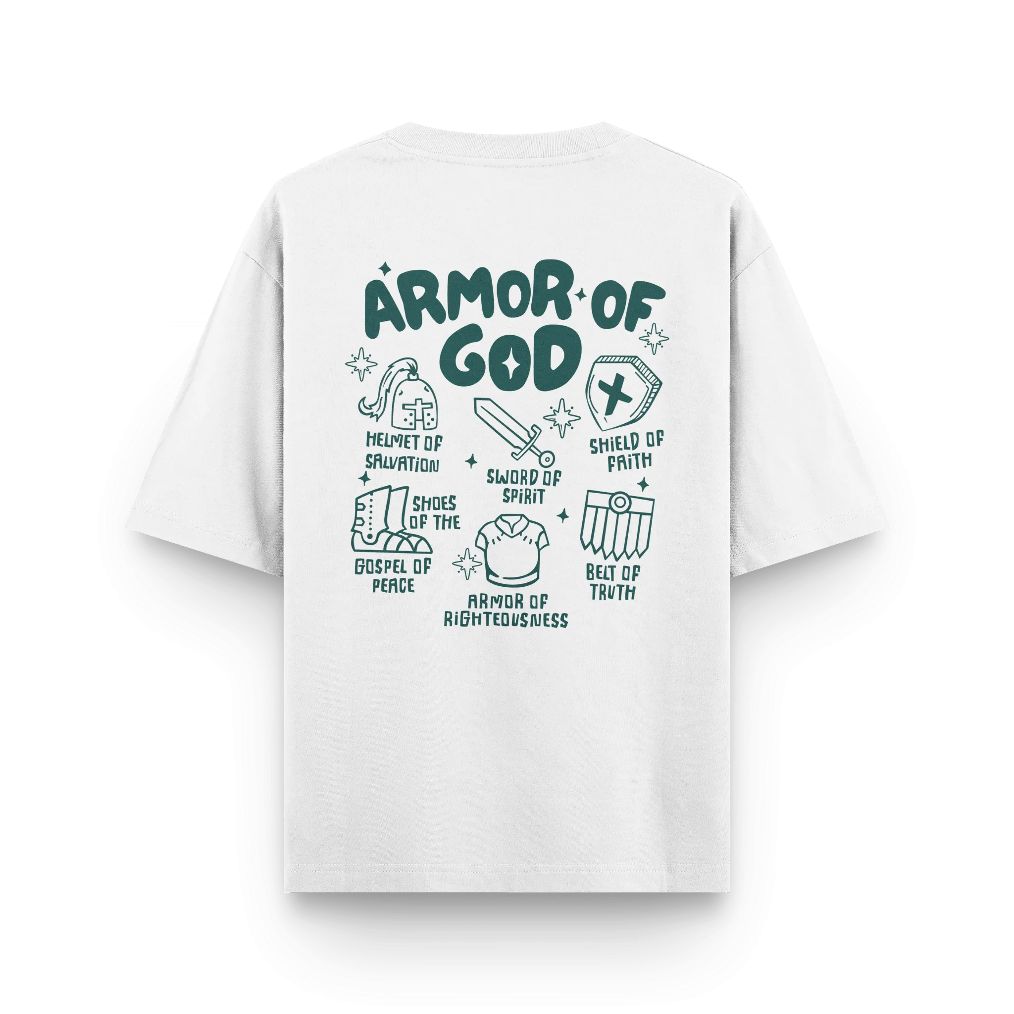 Armor of God Oversized Tshirt by Kaihama
