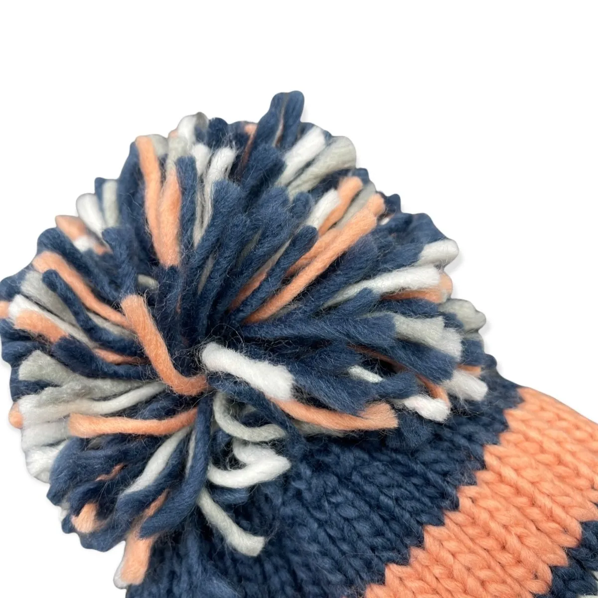 ATLANTIC 'HYGGE' STRIPED BEANIE - MARSHMALLOW