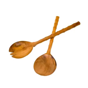 BAMBOO HANDLE SERVING TONGS by POPPY   SAGE