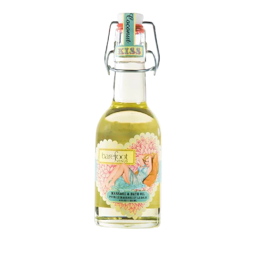 Barefoot Venus  Massage & Bath Oil - Coconut Kiss