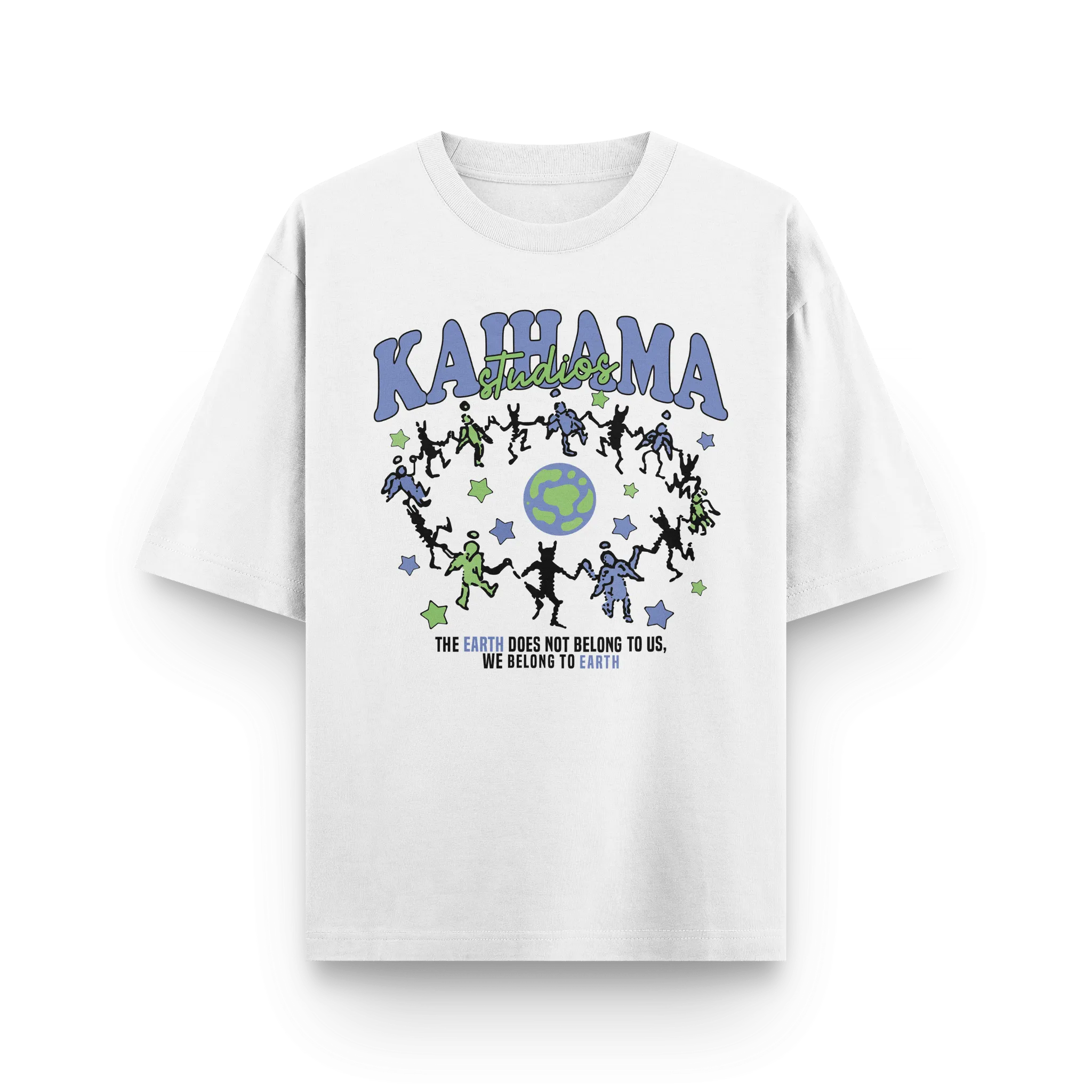 Belong to Earth Oversized Tee by Kaihama