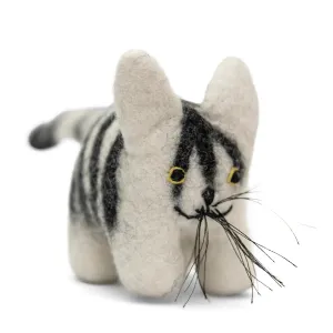 Best Needle Felted Cat Animals  - Interactive Pet Playthings - set of 5 different color