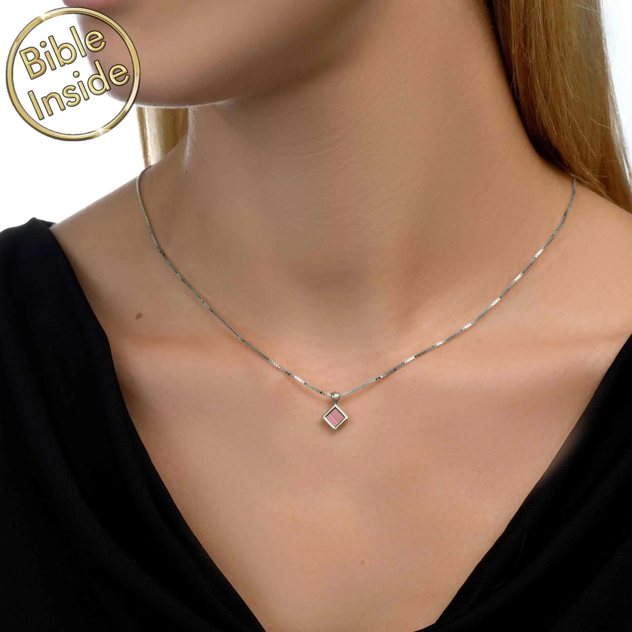 Biblical Jewelry with Nano Bible - Essence Pendant
