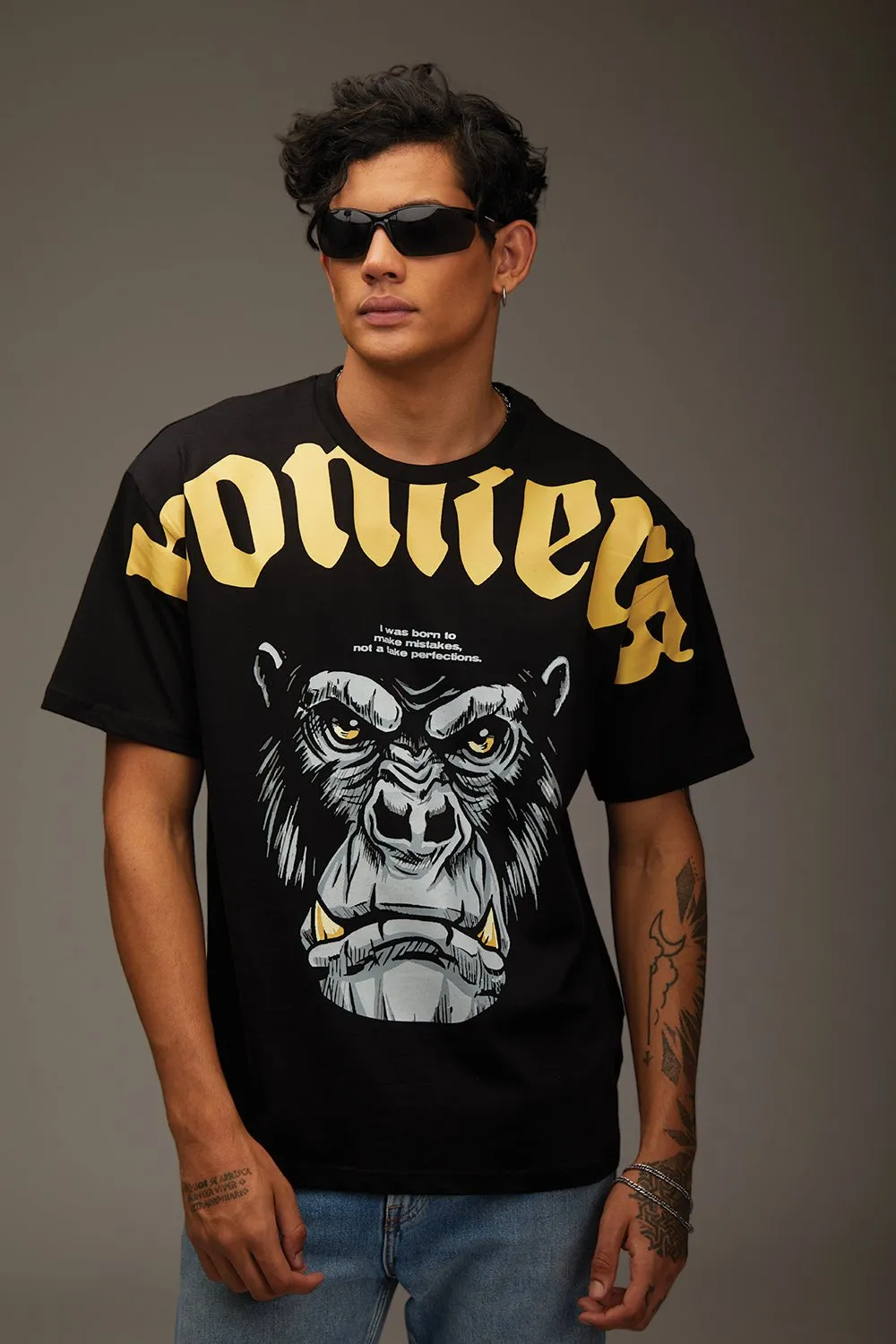 Black Kong Oversized T-shirt