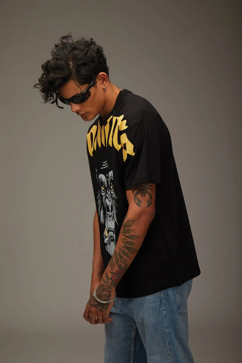 Black Kong Oversized T-shirt