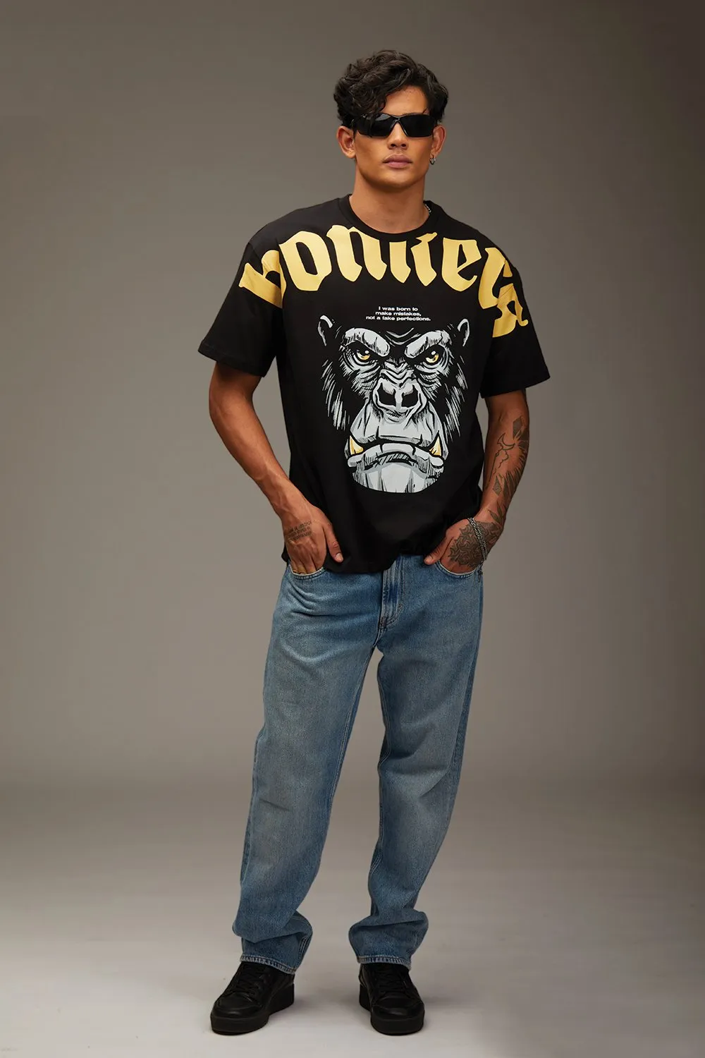 Black Kong Oversized T-shirt