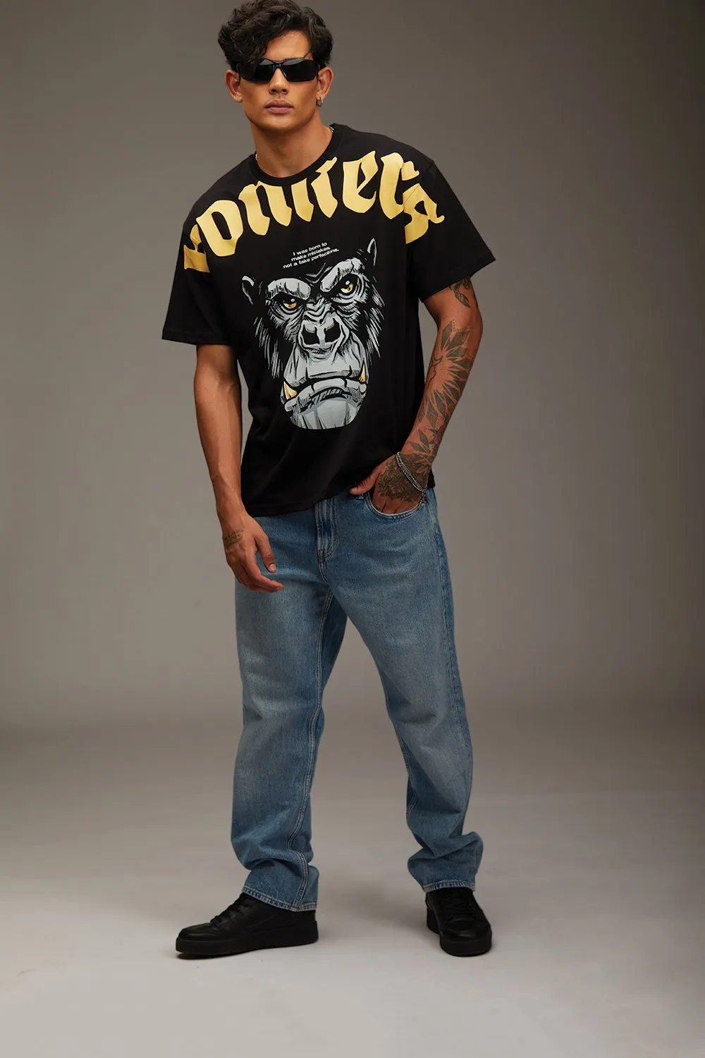 Black Kong Oversized T-shirt