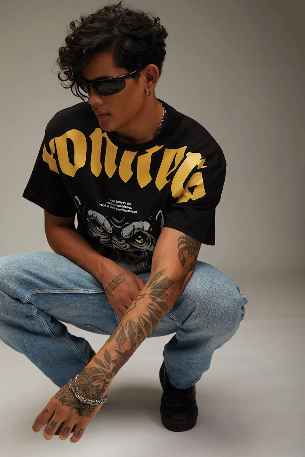 Black Kong Oversized T-shirt