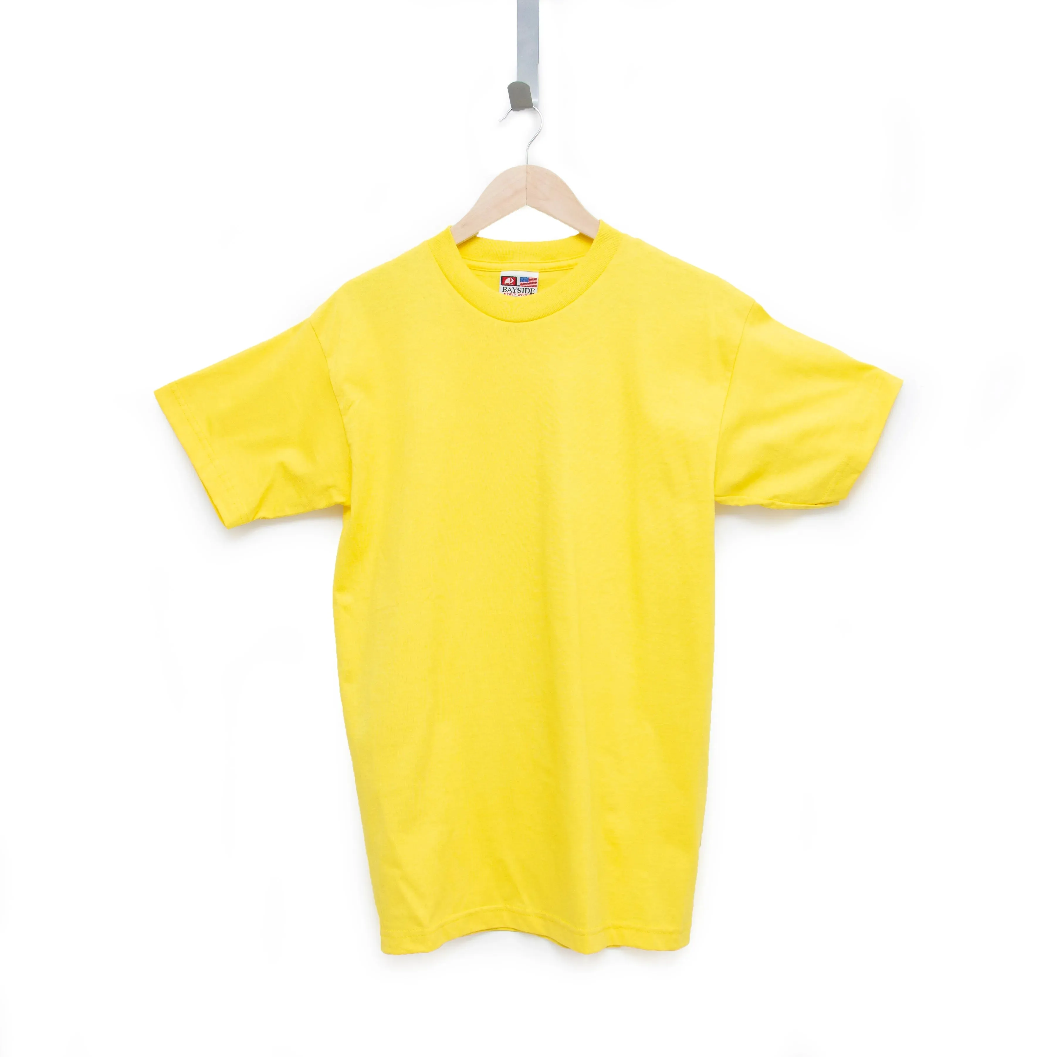 Bold Colored Heavyweight 100% Cotton T-Shirt - Big Sizes
