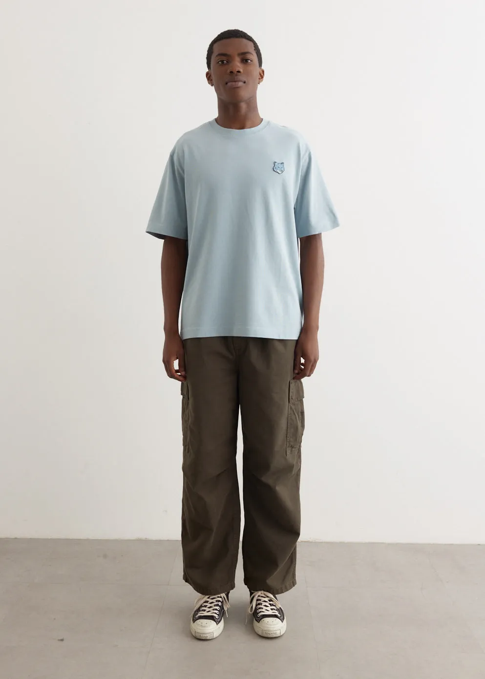 Bold Fox Head Patch Oversized T-Shirt