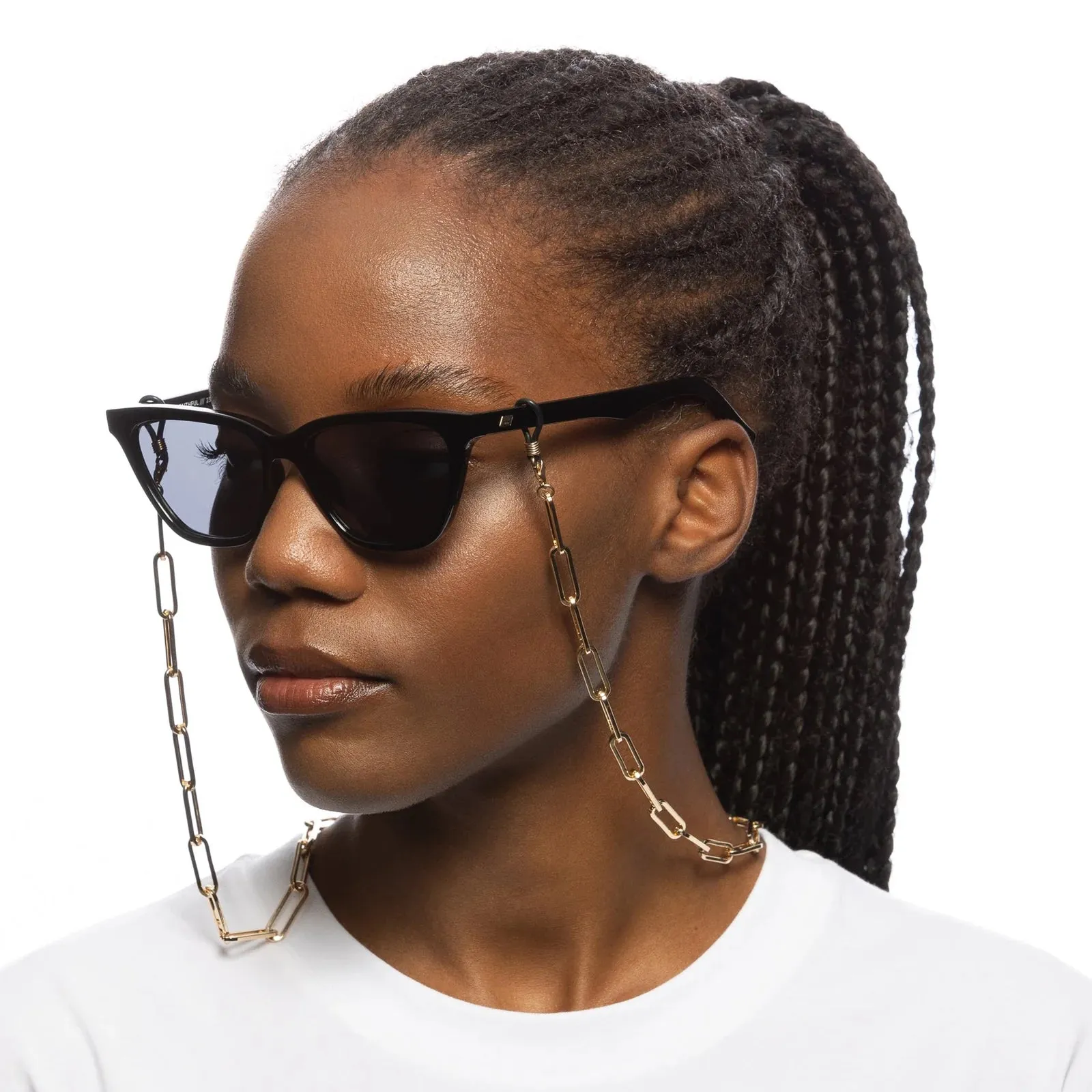 Bold Link Sunglasses Chain | Gold