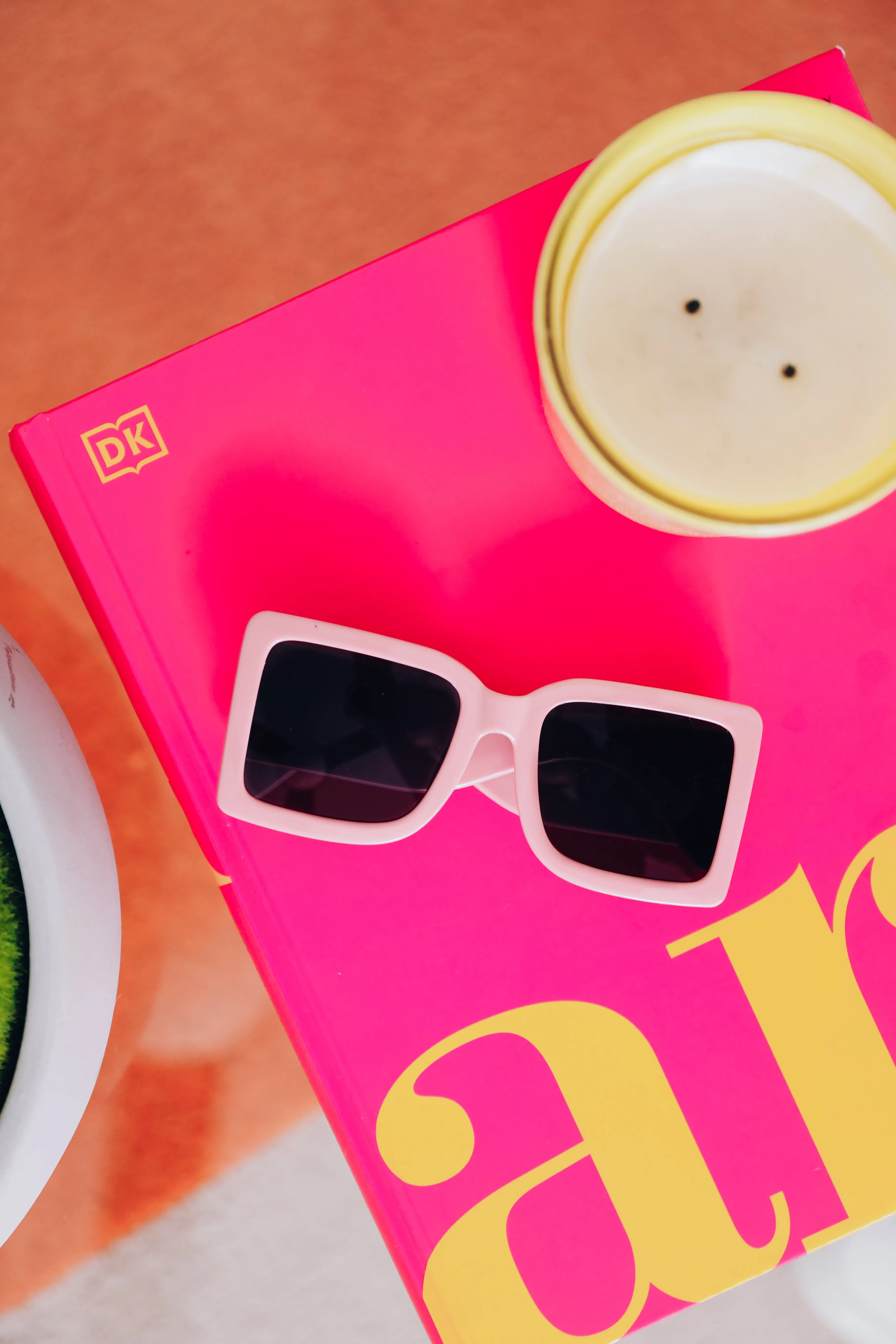 Bold Oversized Square Sunglasses - Pink