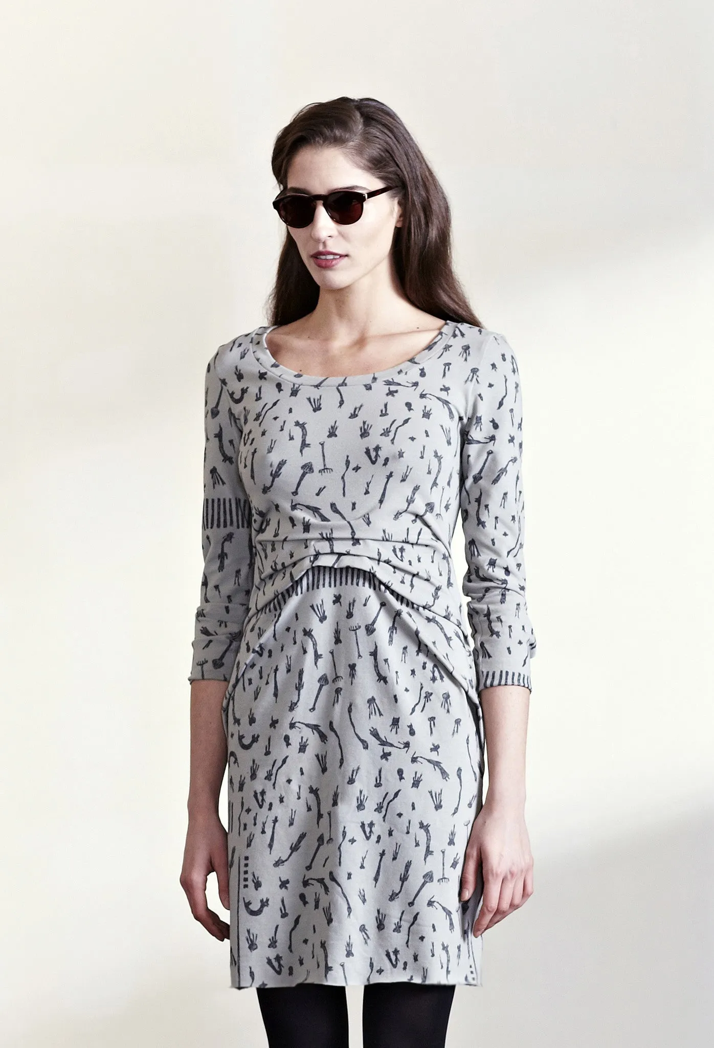 Bookbinder Dress (Seaweed)