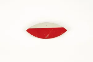 Boris Bally Large Recycled Street Sign Eye Brooch