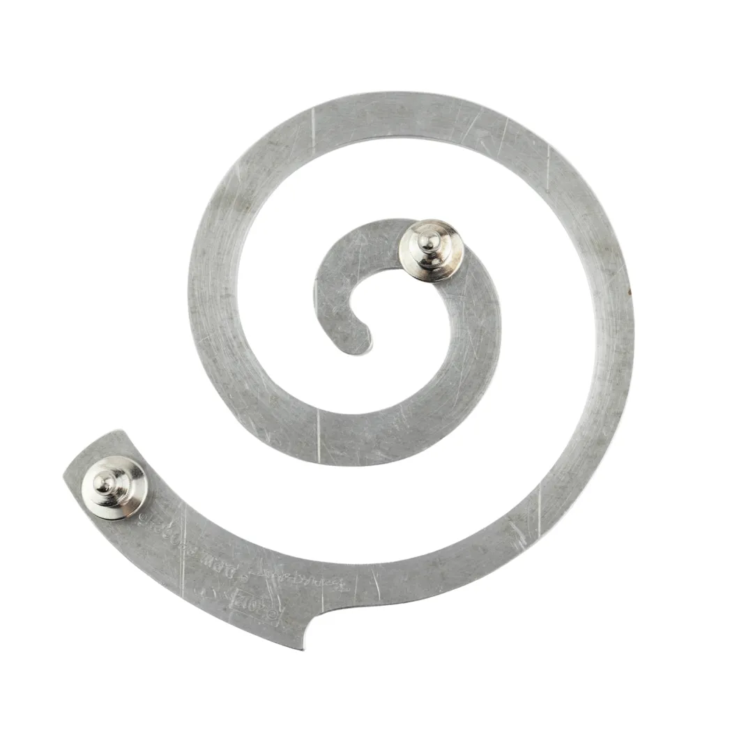 Boris Bally Recycled Street Sign Spiral Brooch