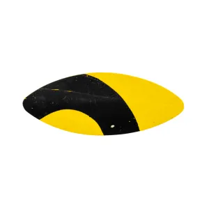 Boris Bally Yellow/Black Mini Eye Brooch