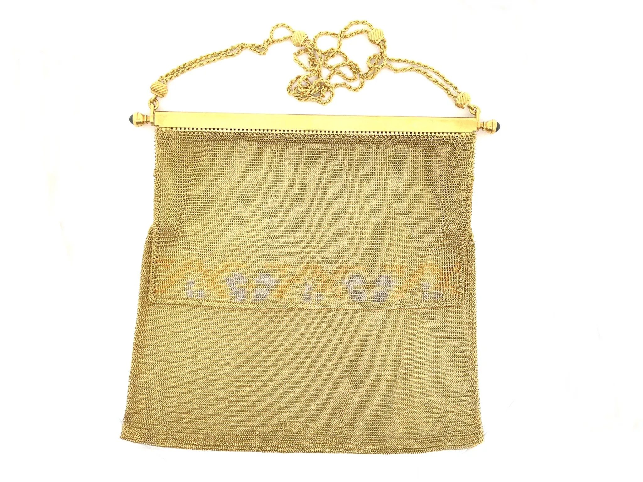 Boucheron Paris Solid 18k Gold 1920s Flapper Purse