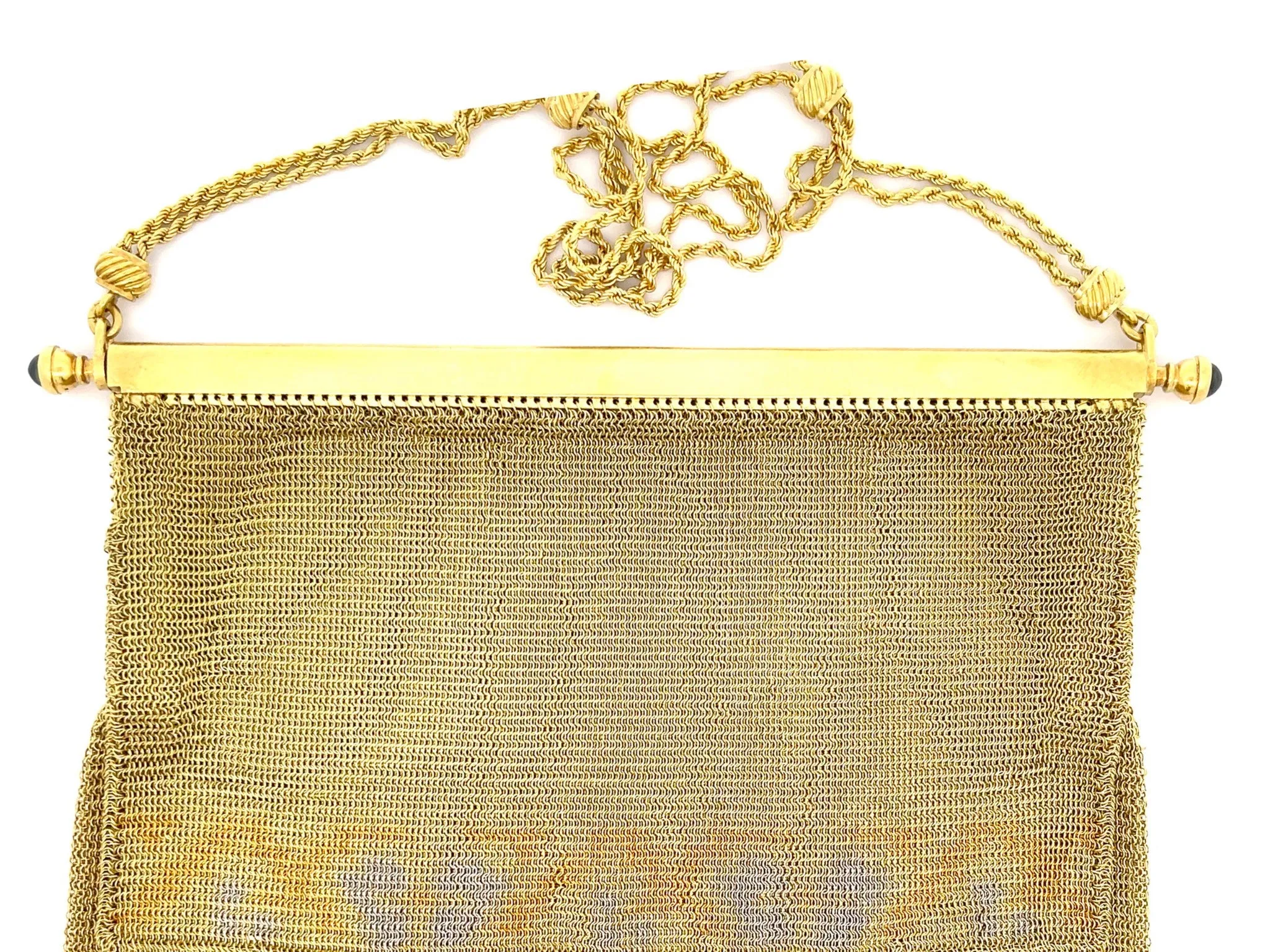 Boucheron Paris Solid 18k Gold 1920s Flapper Purse