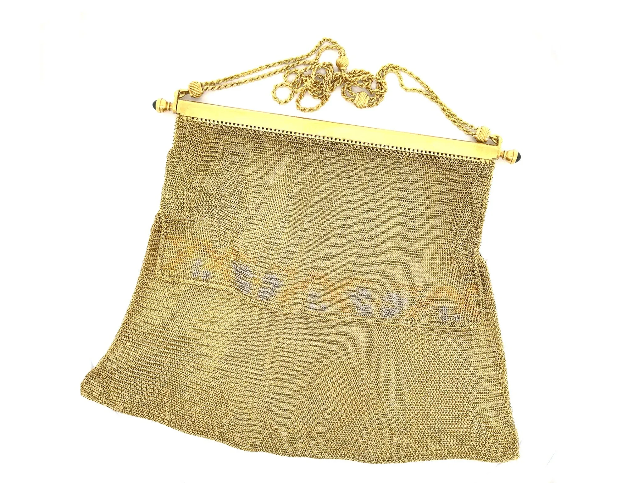 Boucheron Paris Solid 18k Gold 1920s Flapper Purse