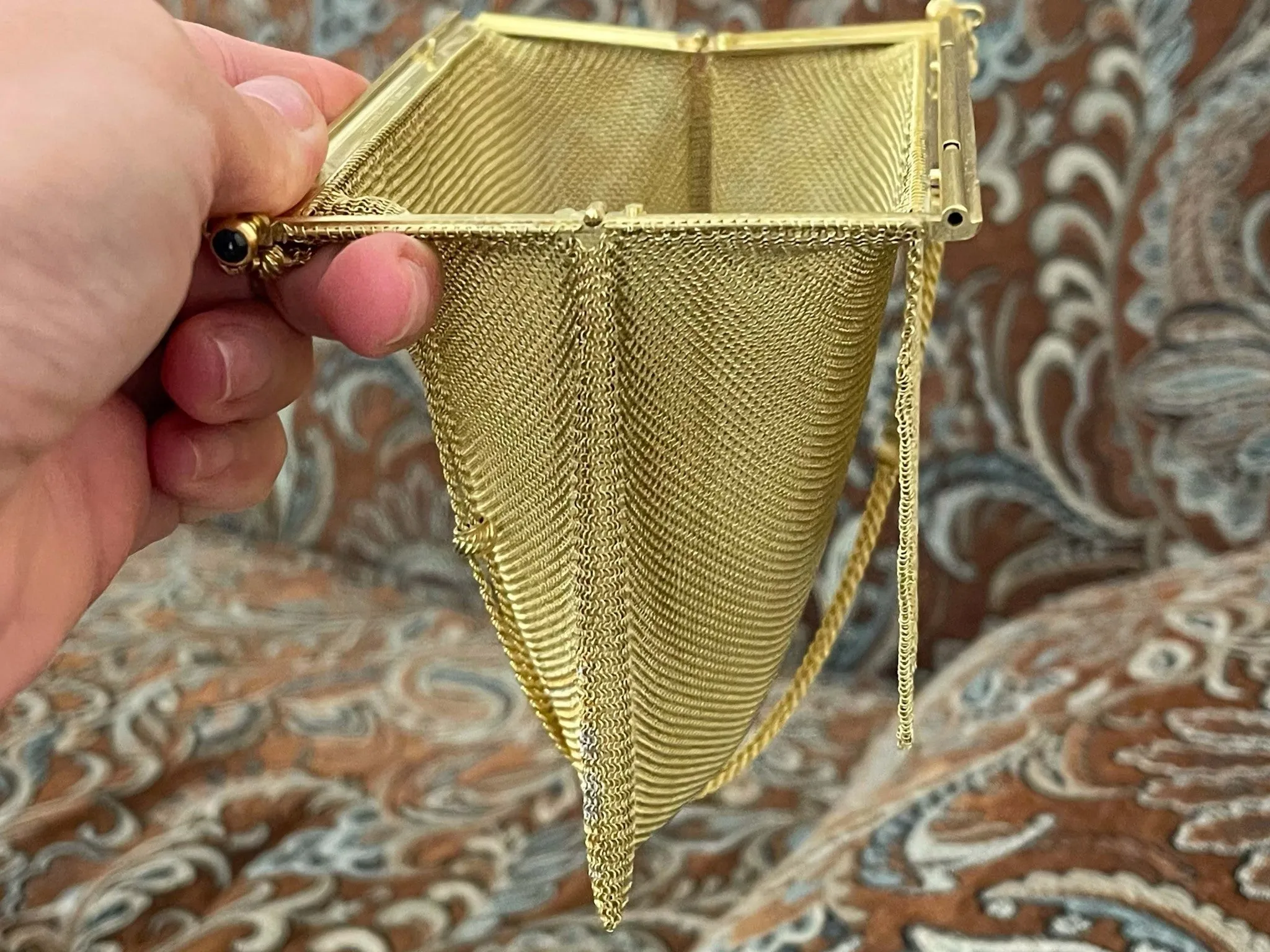 Boucheron Paris Solid 18k Gold 1920s Flapper Purse