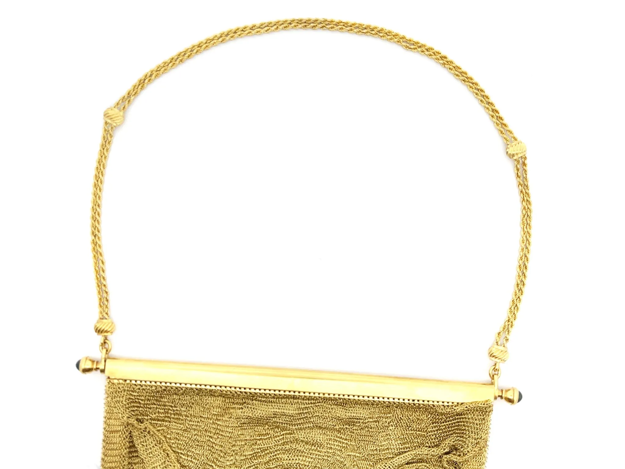 Boucheron Paris Solid 18k Gold 1920s Flapper Purse