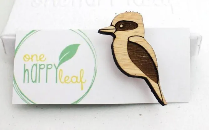 Brooch One Happy Leaf