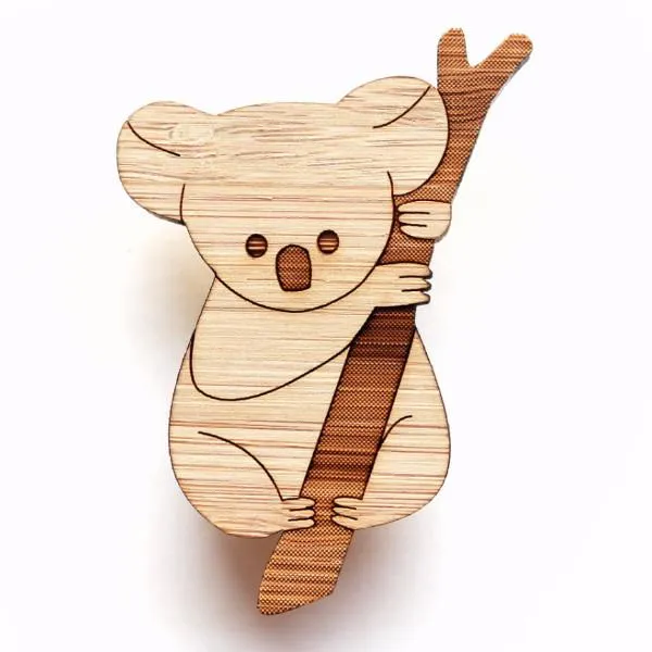 Brooch One Happy Leaf