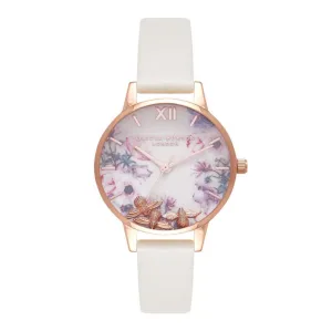 Busy Bees Nude and Rose Gold Watch