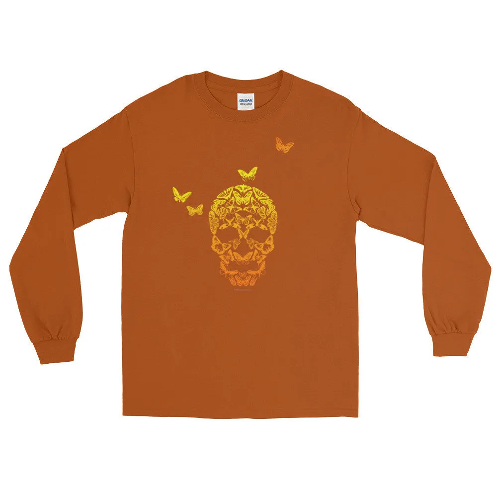 Butterfly Skull Long Sleeve Shirt
