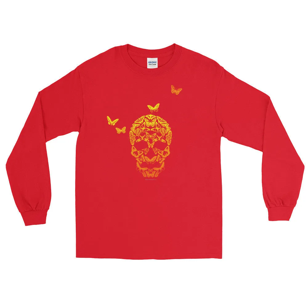 Butterfly Skull Long Sleeve Shirt
