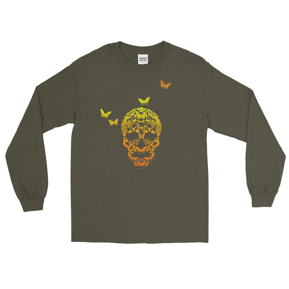 Butterfly Skull Long Sleeve Shirt