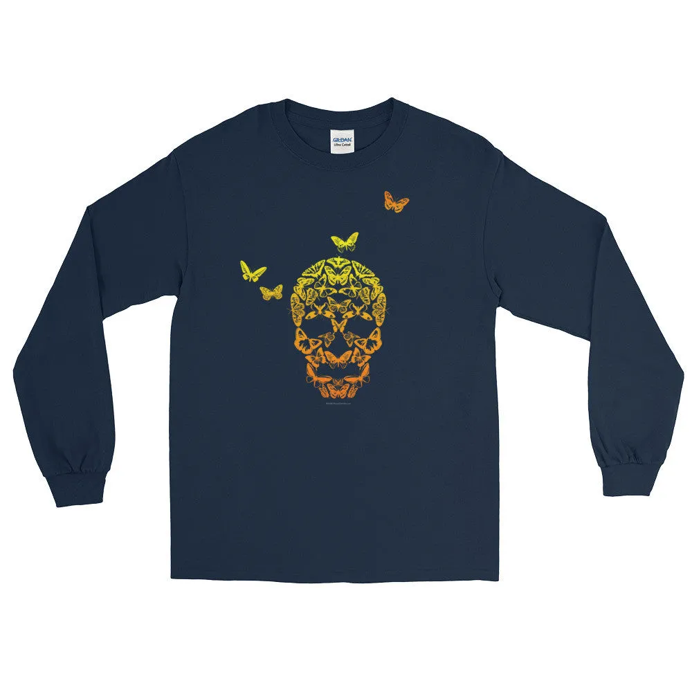 Butterfly Skull Long Sleeve Shirt