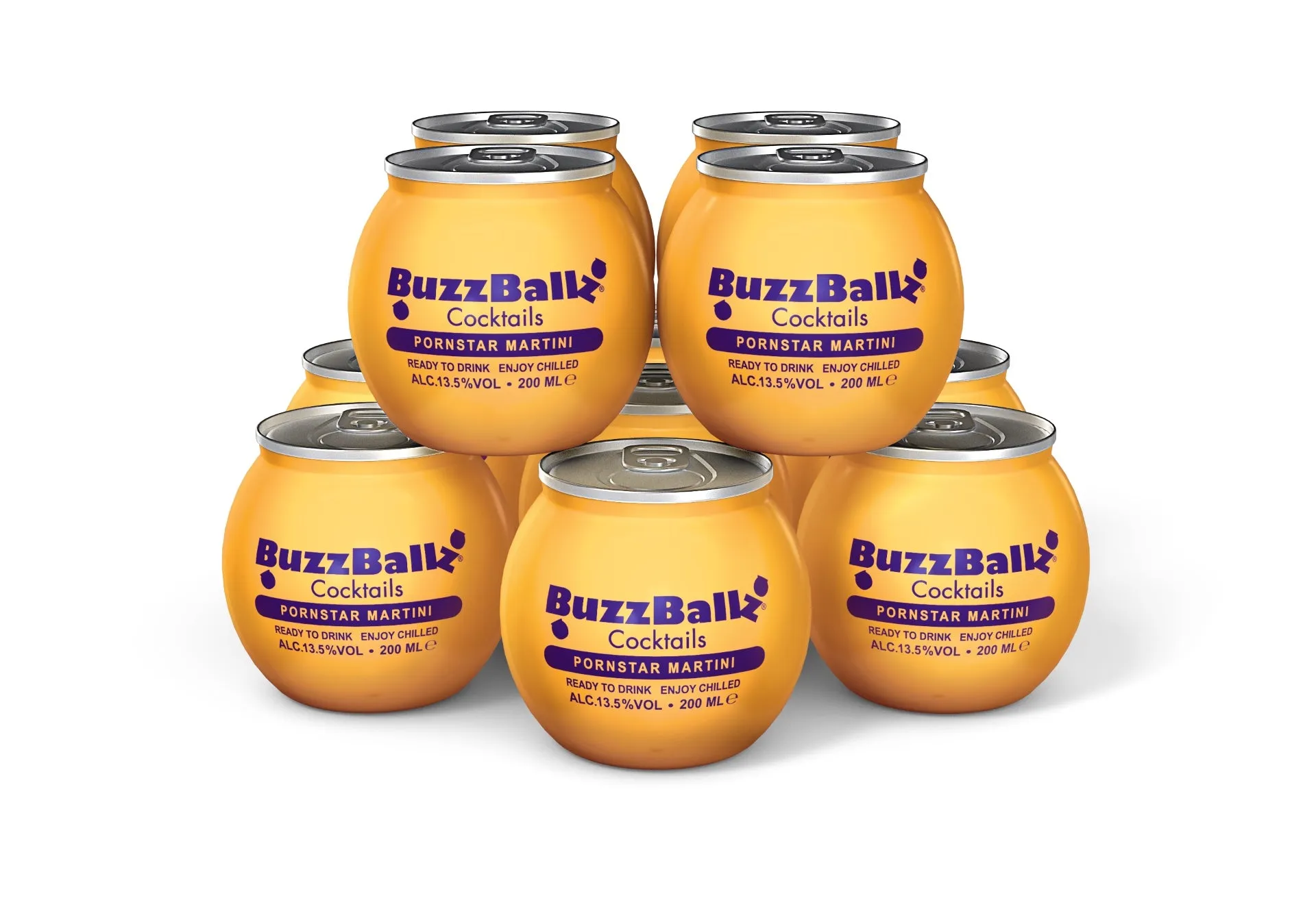 Buzzballz Passion Fruit "pornstar" Martini 24 pack 200 ml