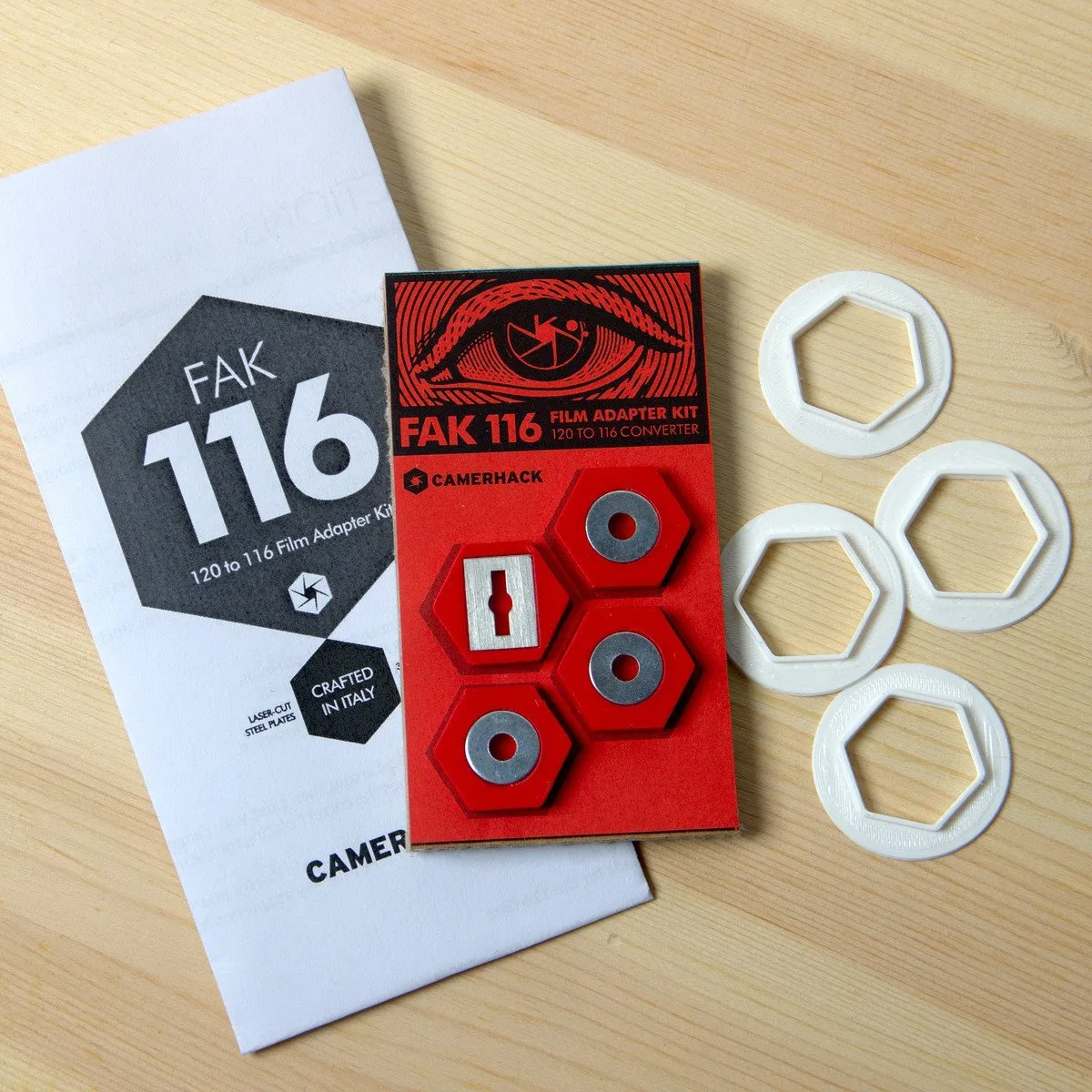 Camerhack Adapter for 116 Film Cameras: FAK116