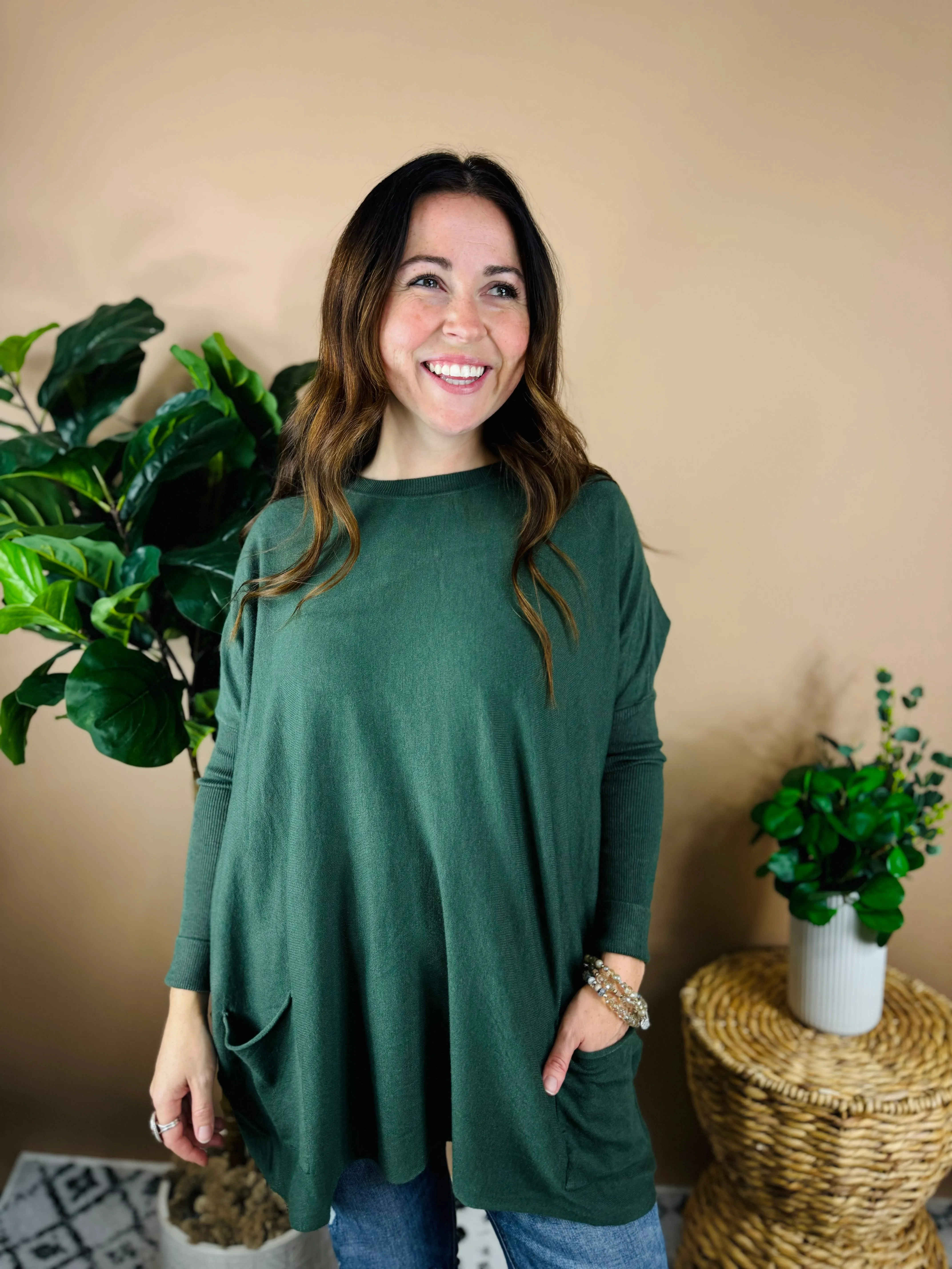 Charlotte Oversized Two Pocket Sweater