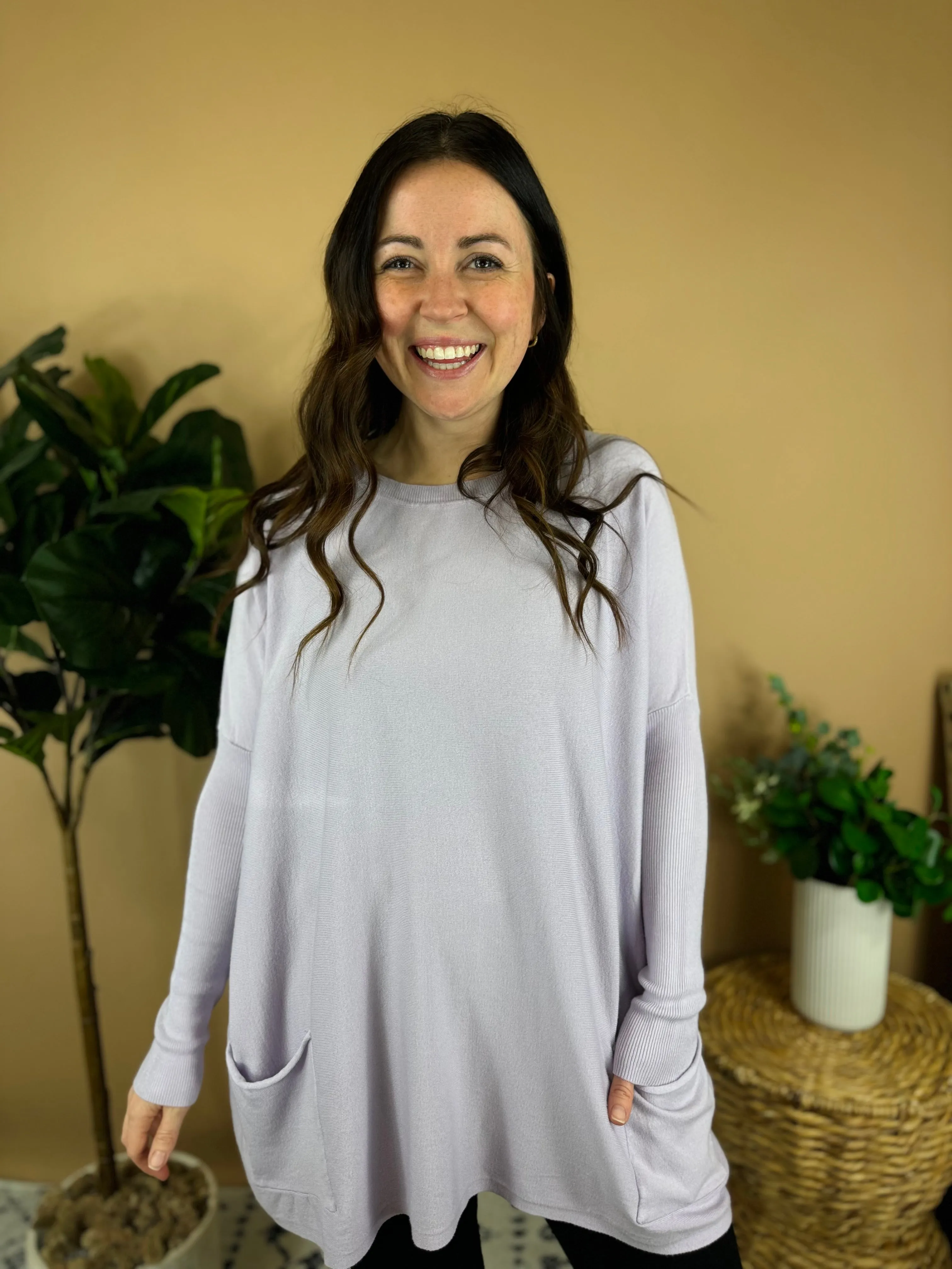 Charlotte Oversized Two Pocket Sweater