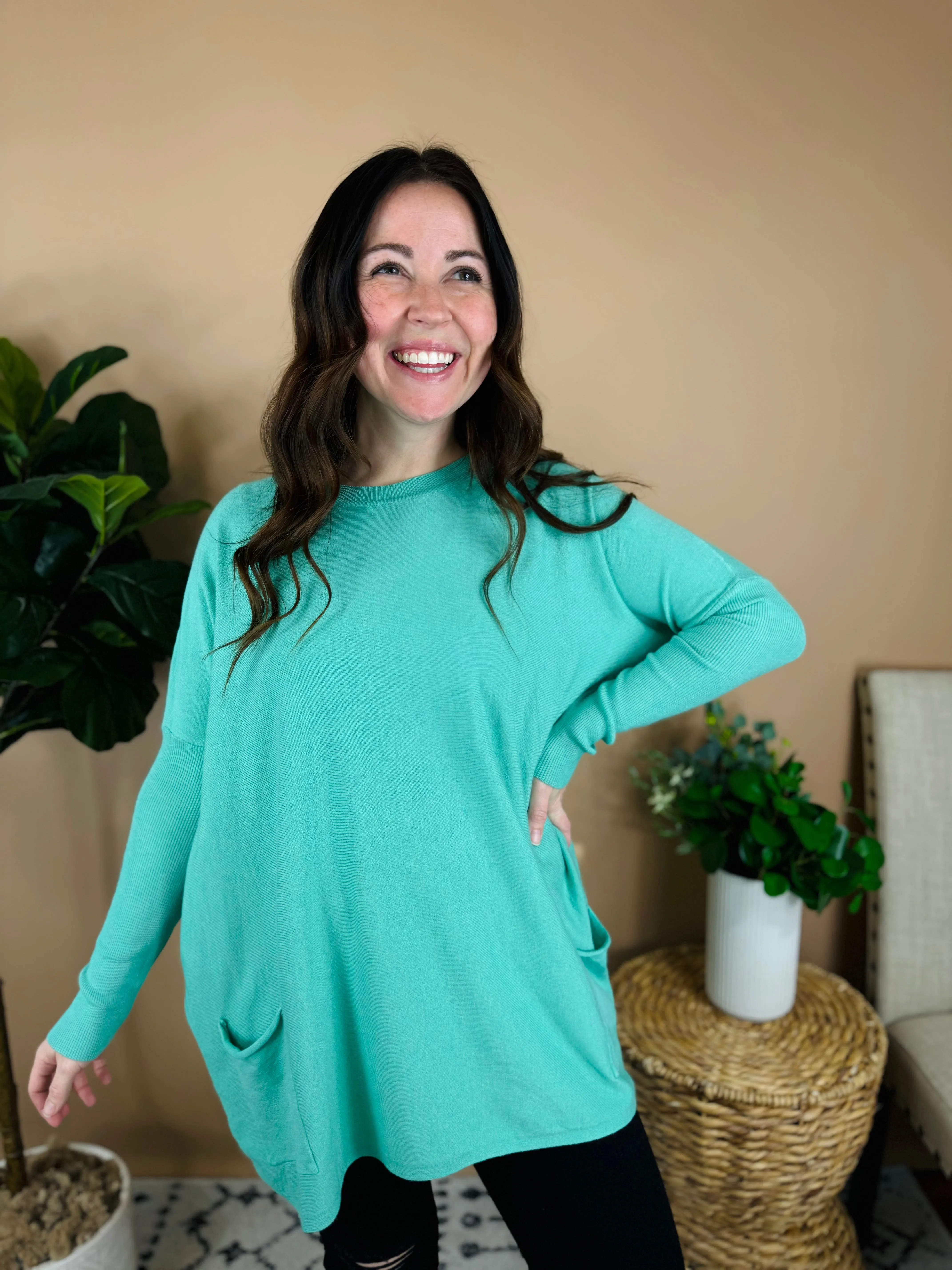 Charlotte Oversized Two Pocket Sweater