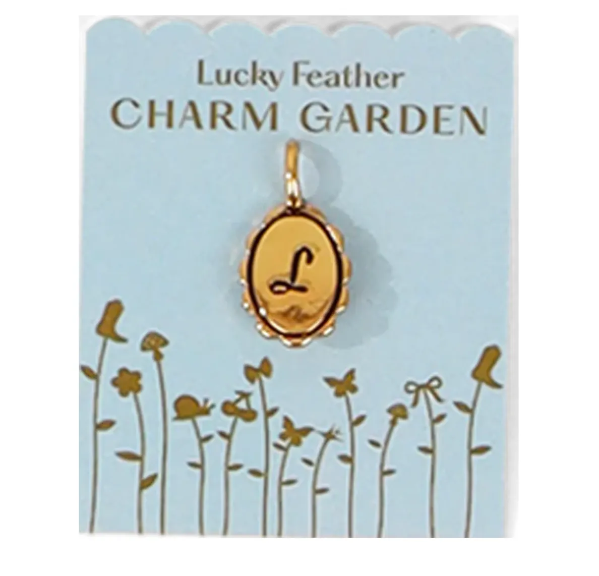 Charm Garden | Scalloped Initial Charm