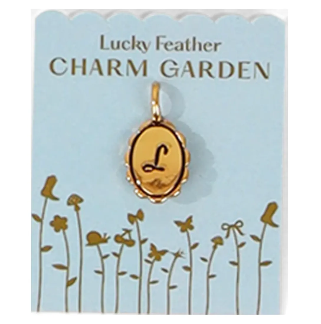 Charm Garden | Scalloped Initial Charm