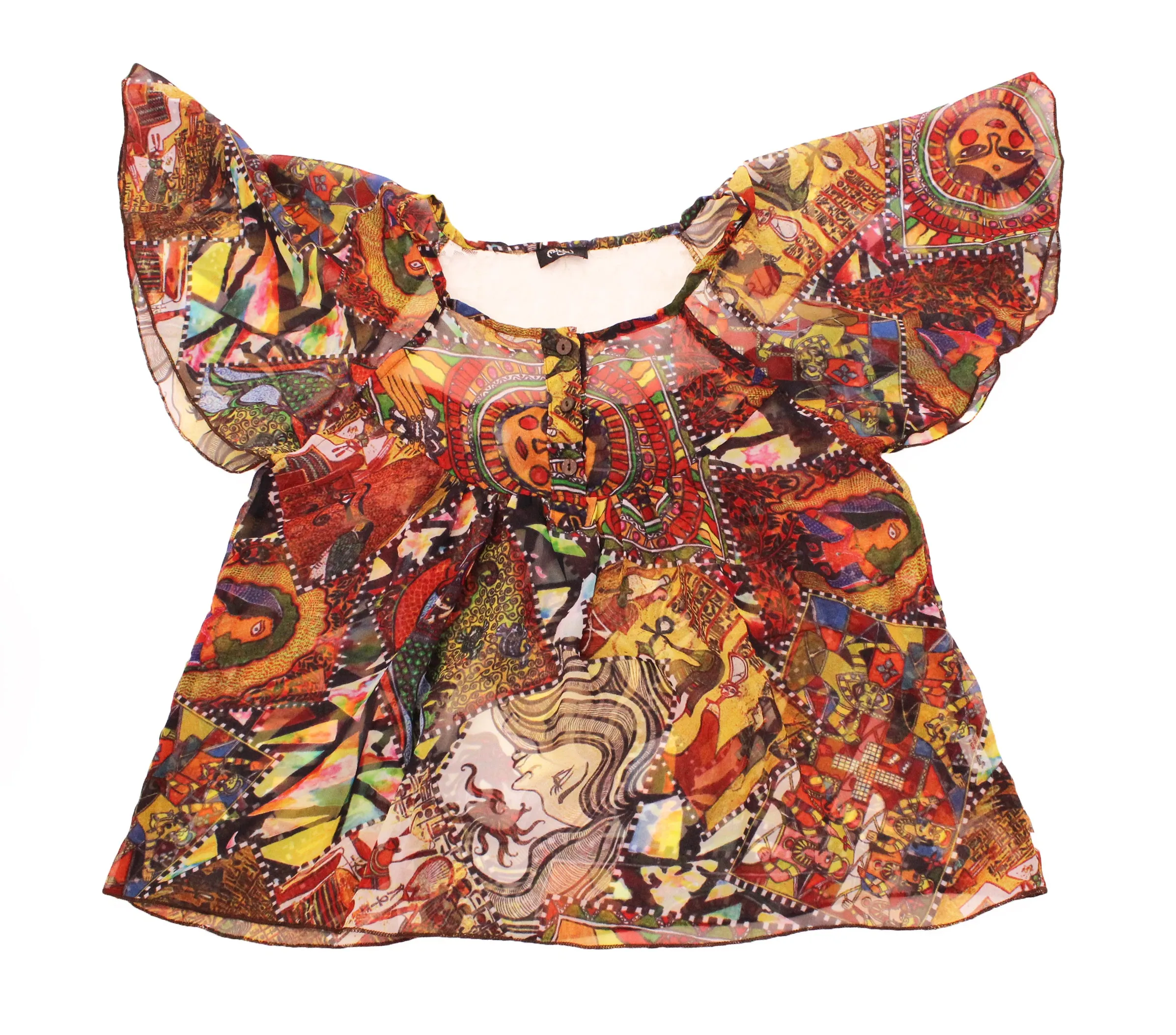 Chiffon Flow Top