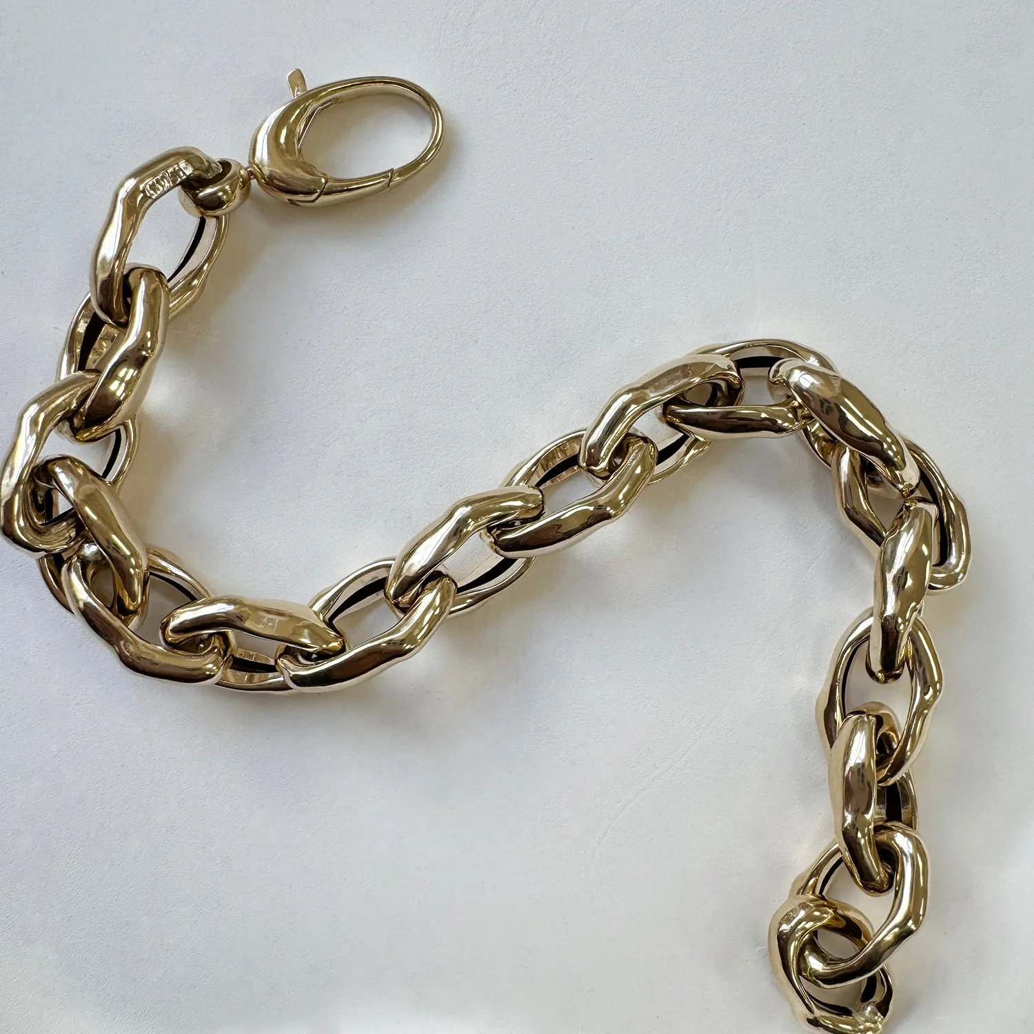 Chunky Sculptured Link Bracelet